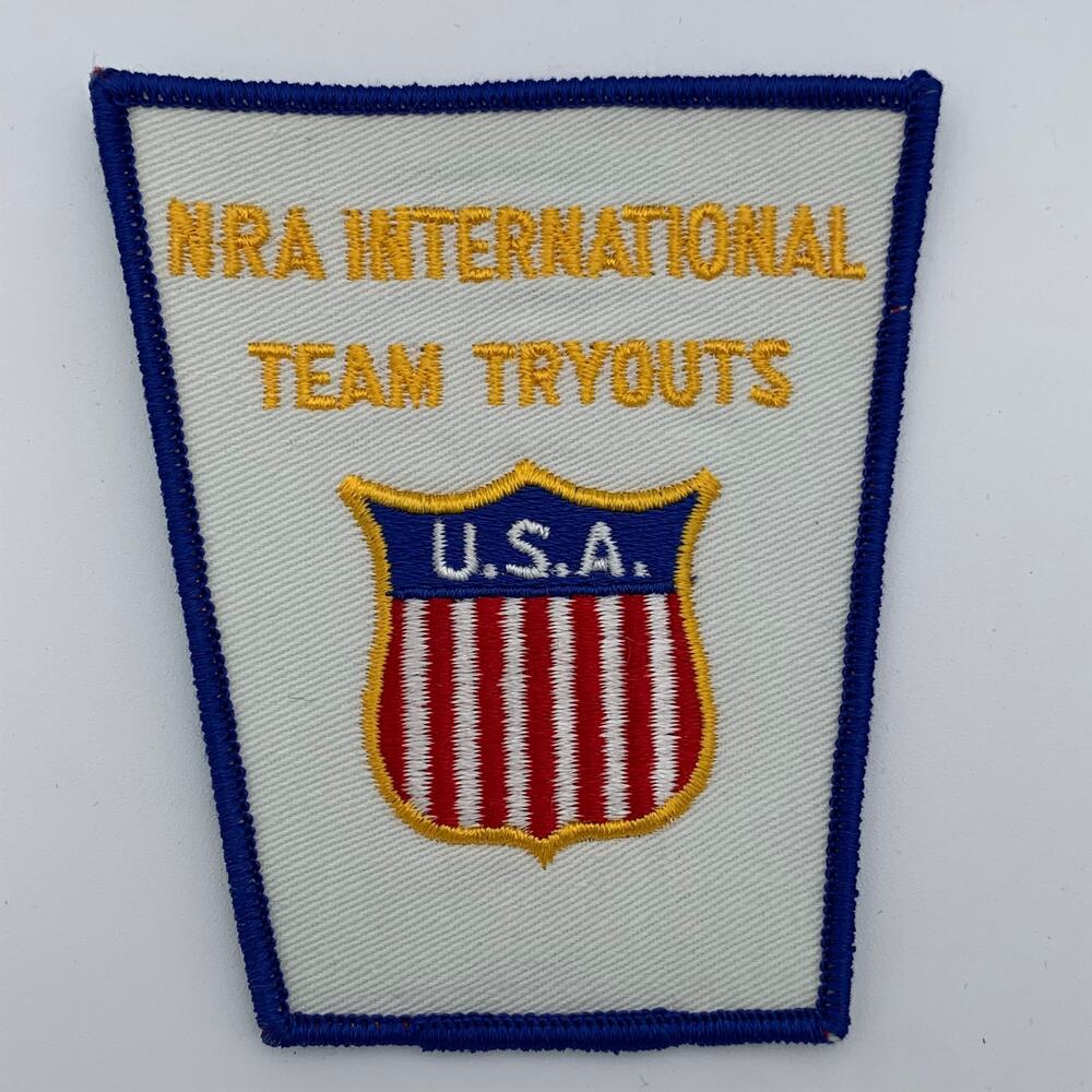 NRA National Rifle Association International Team Tryouts USA Patch